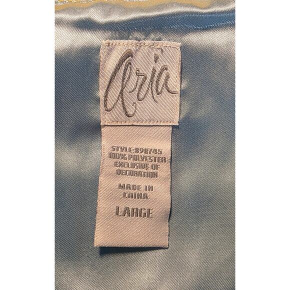 Aria Womens Striped Pajama‎ Set Size L - Picture 4 of 5